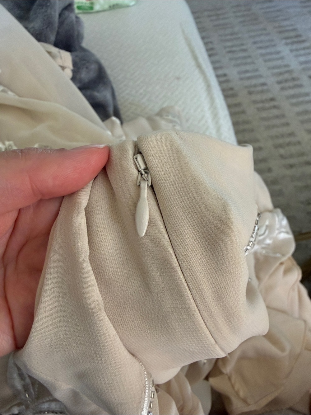 BHLDN Belize Embroidered A-Line Long-Sleeve V-Neck Gown - Picture 8 of 14